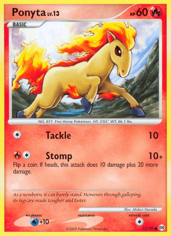 Ponyta Arceus card