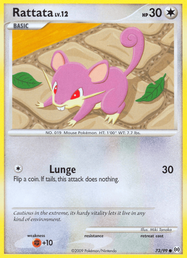 Rattata Arceus card