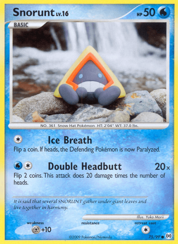 Snorunt Arceus card