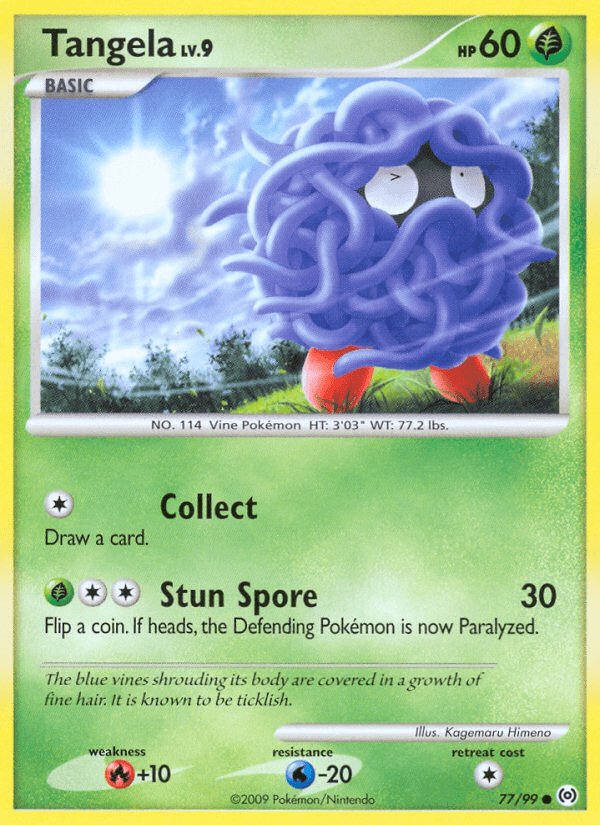 Tangela Arceus card