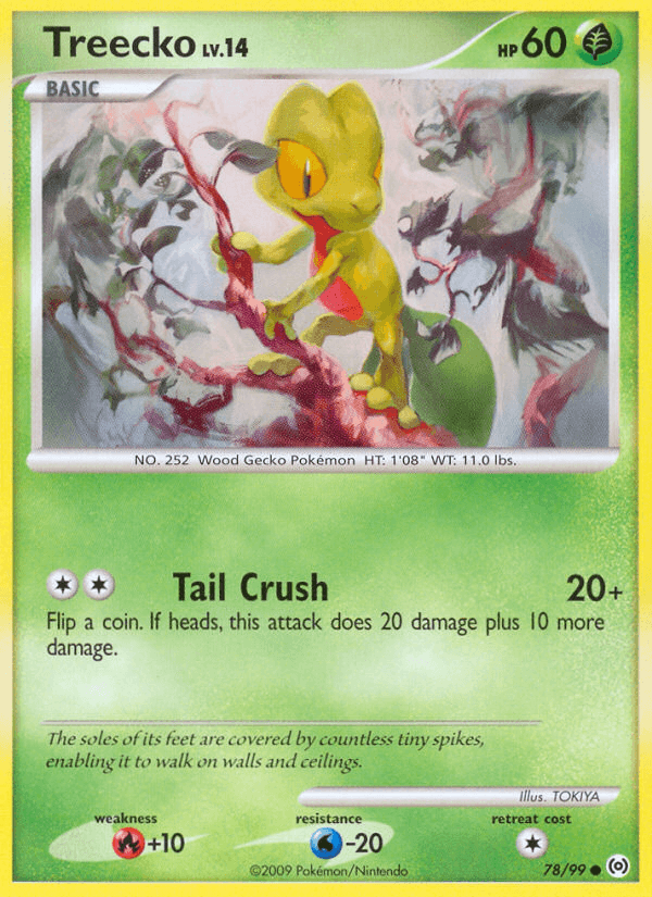 Treecko Arceus card