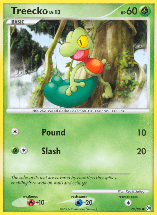 Treecko Arceus card