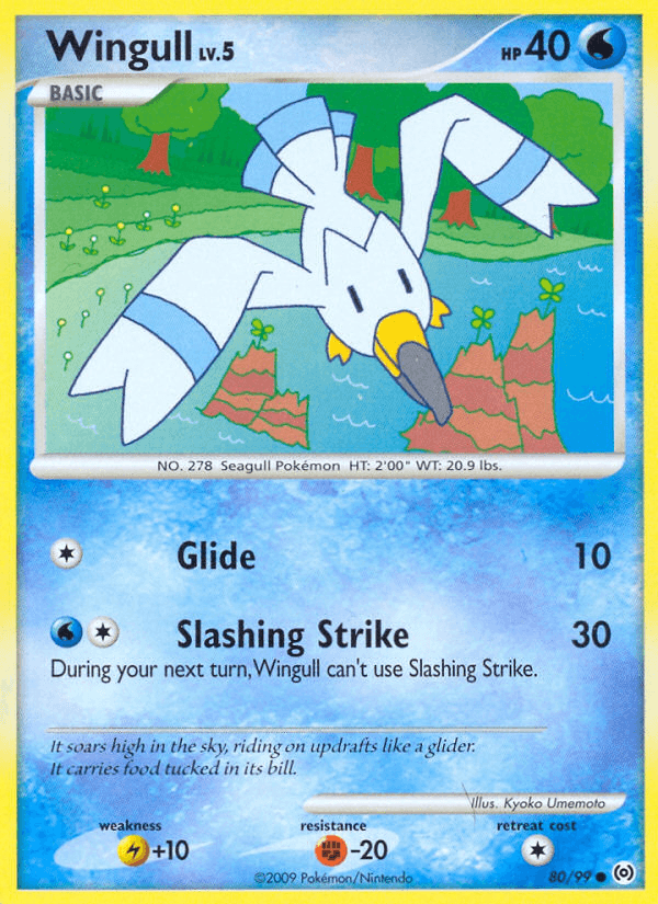 Wingull Arceus card