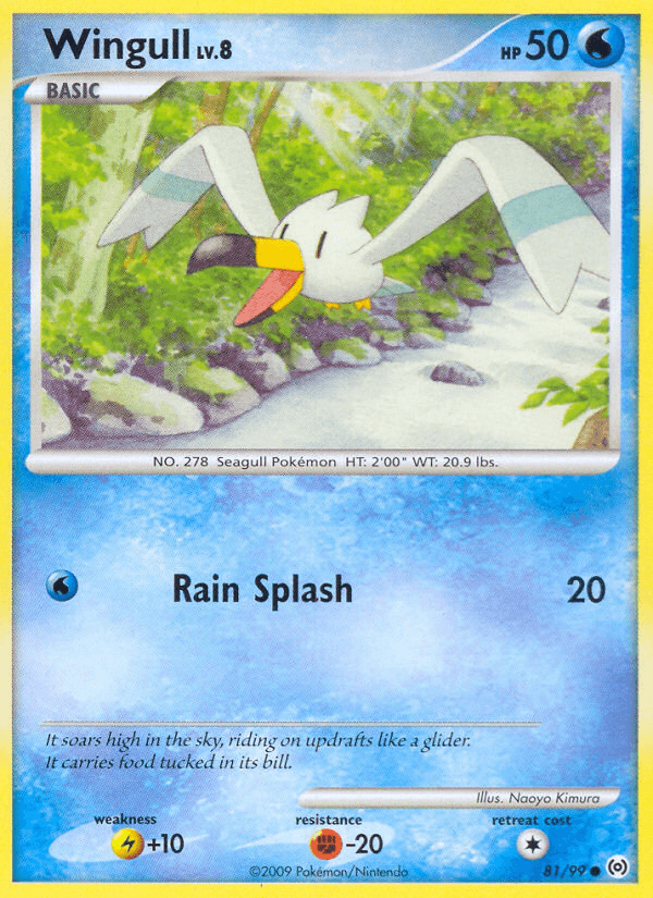 Wingull Arceus card