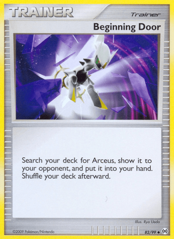 Beginning Door Arceus card
