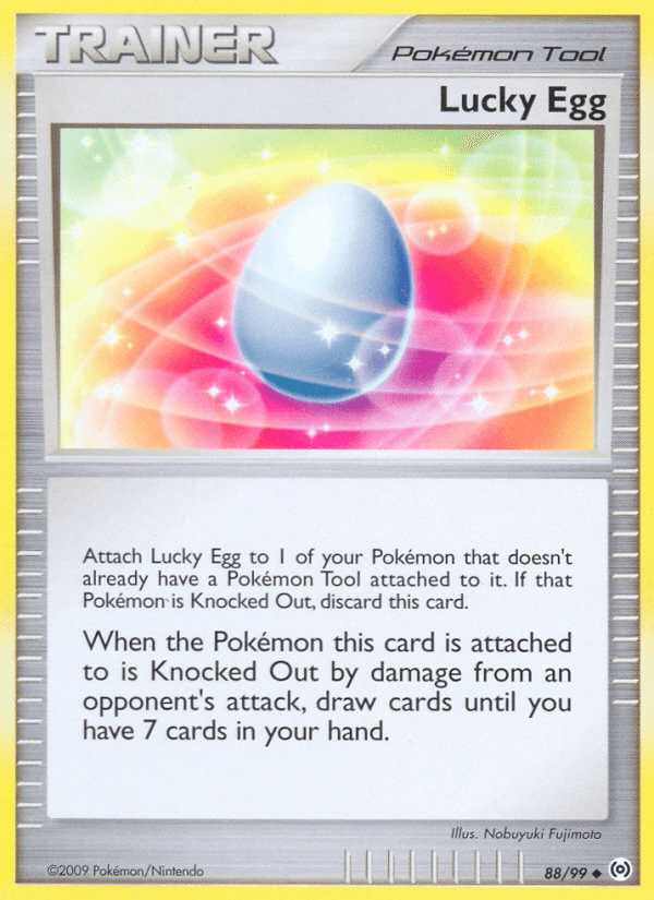 Lucky Egg Arceus card