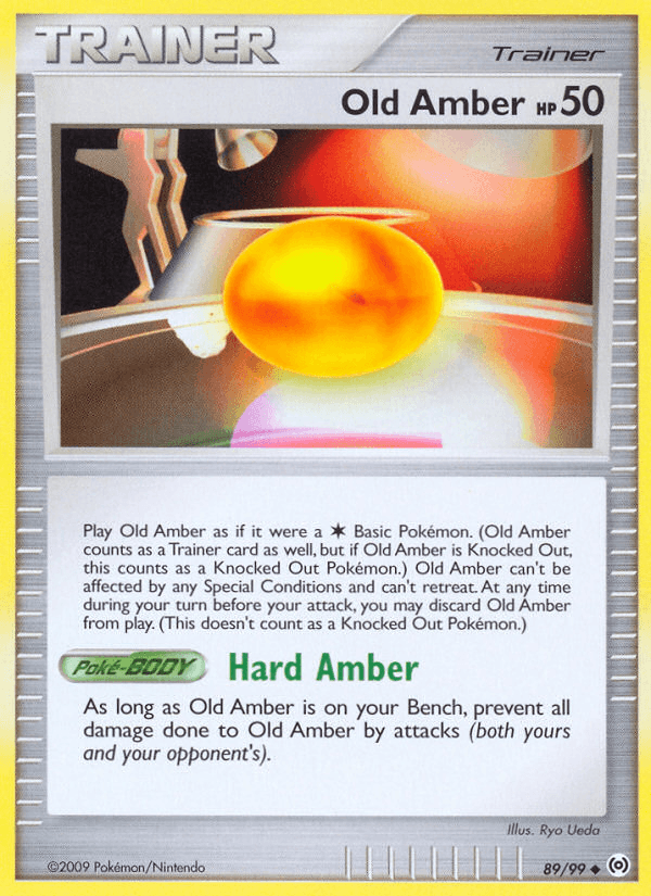 Old Amber Arceus card