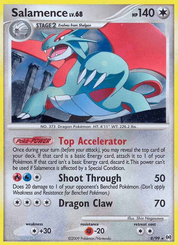 Salamence Arceus card