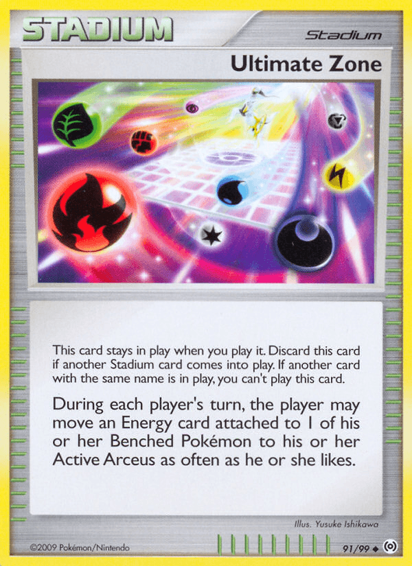 Ultimate Zone Arceus card