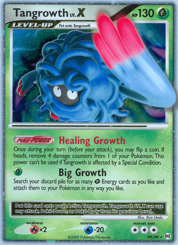 Tangrowth LV.X Arceus card