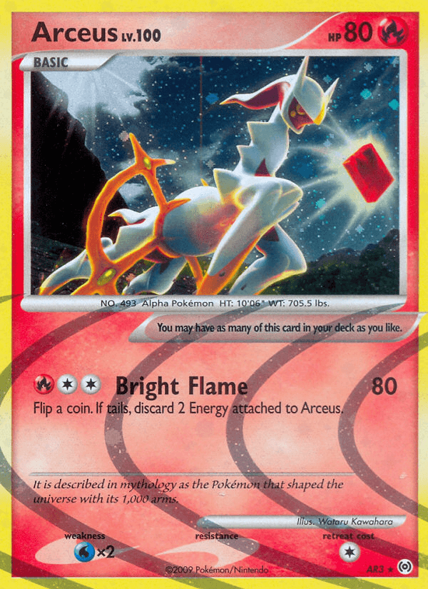 Arceus Arceus card