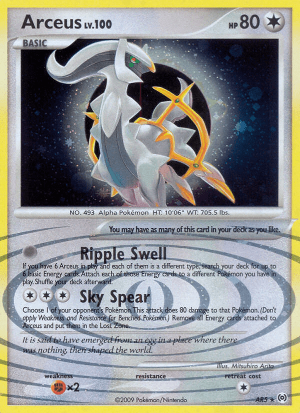 Arceus Arceus card