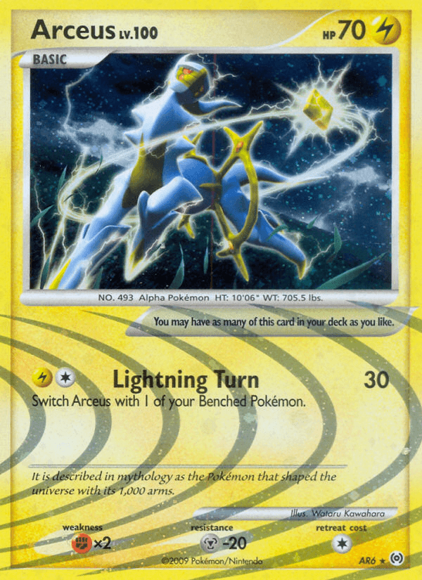 Arceus Arceus card