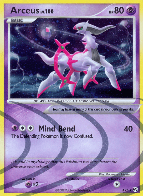 Arceus Arceus card