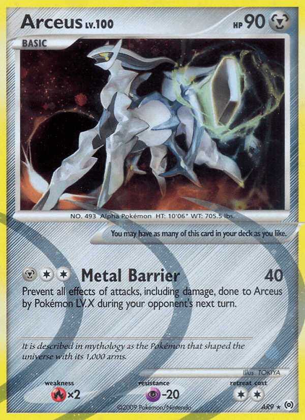 Arceus Arceus card