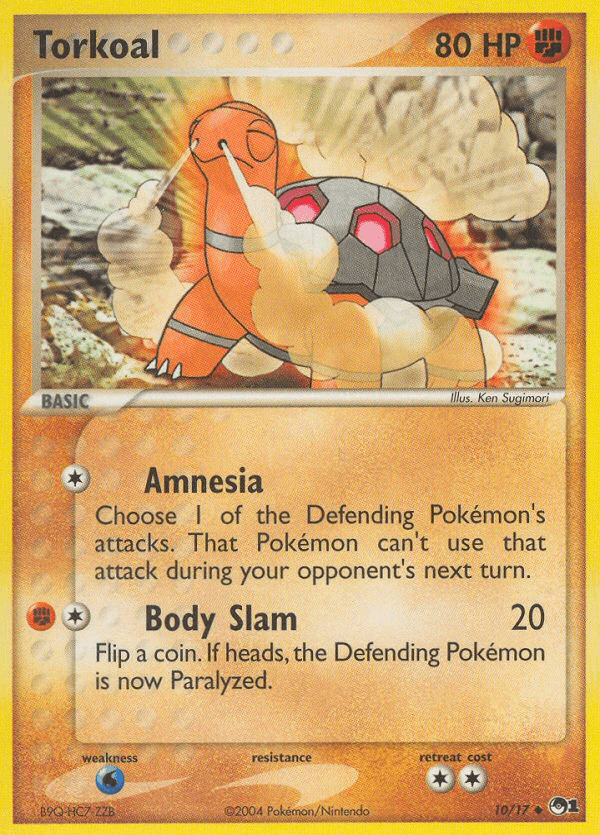 Torkoal POP Series 1 card