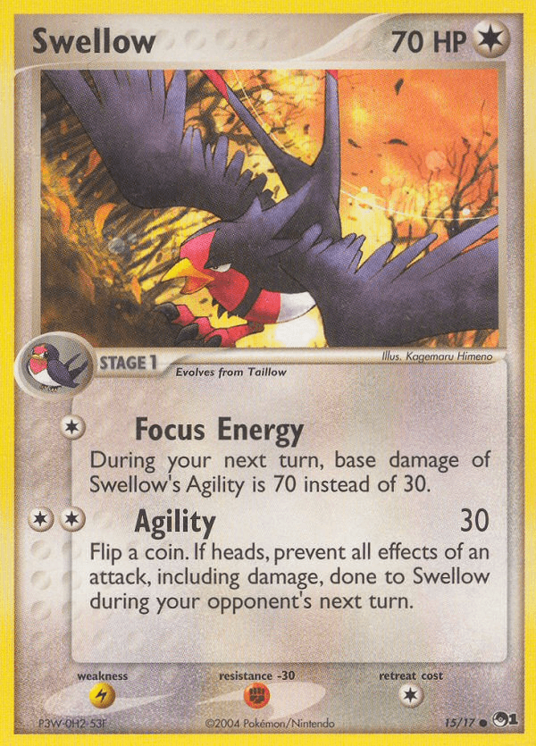 Swellow POP Series 1 card