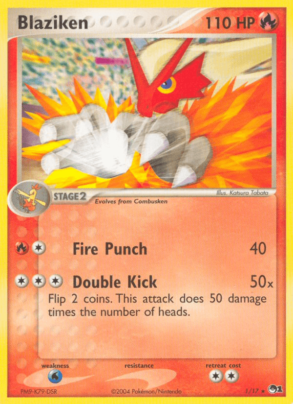 Blaziken POP Series 1 card