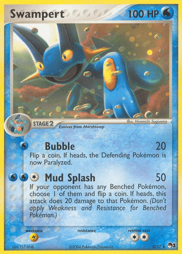 Swampert POP Series 1 card