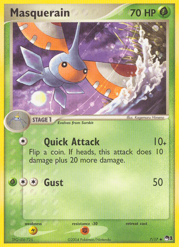 Masquerain POP Series 1 card