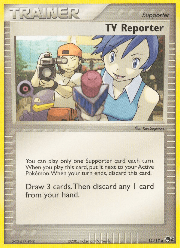 TV Reporter POP Series 2 card