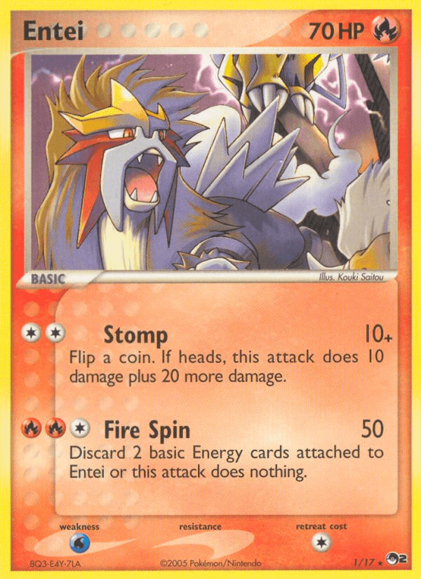 Entei POP Series 2 card