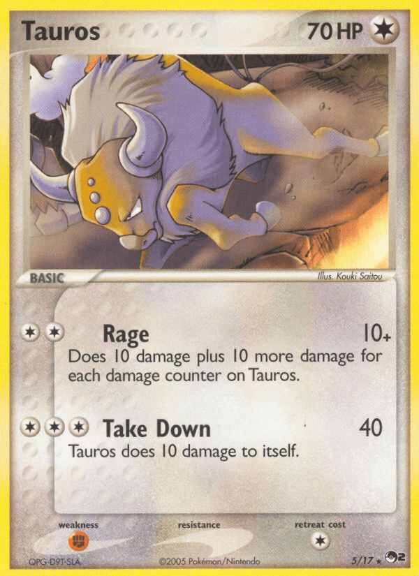 Tauros POP Series 2 card