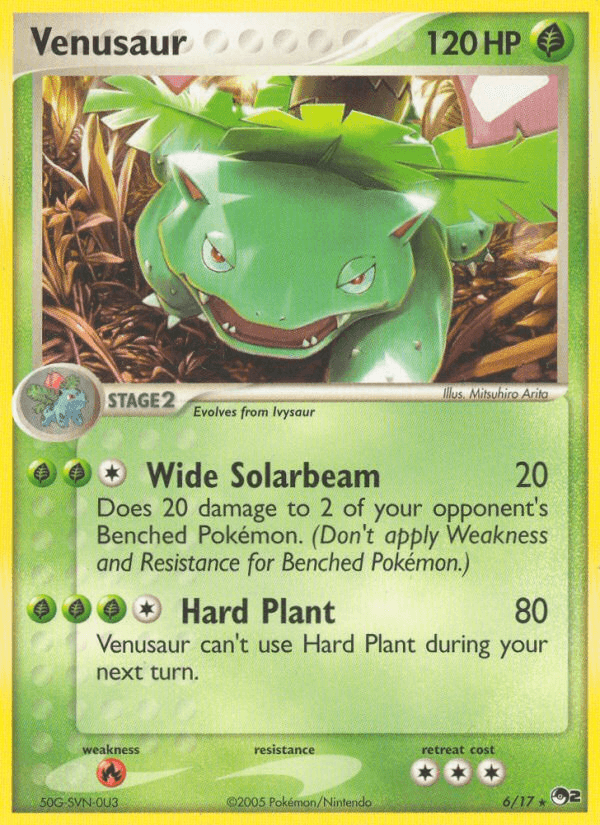 Venusaur POP Series 2 card