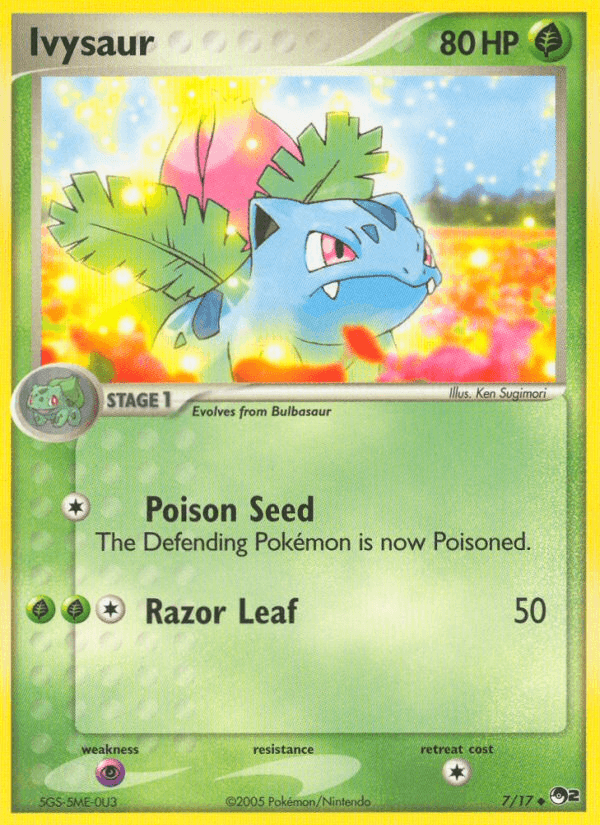 Ivysaur POP Series 2 card