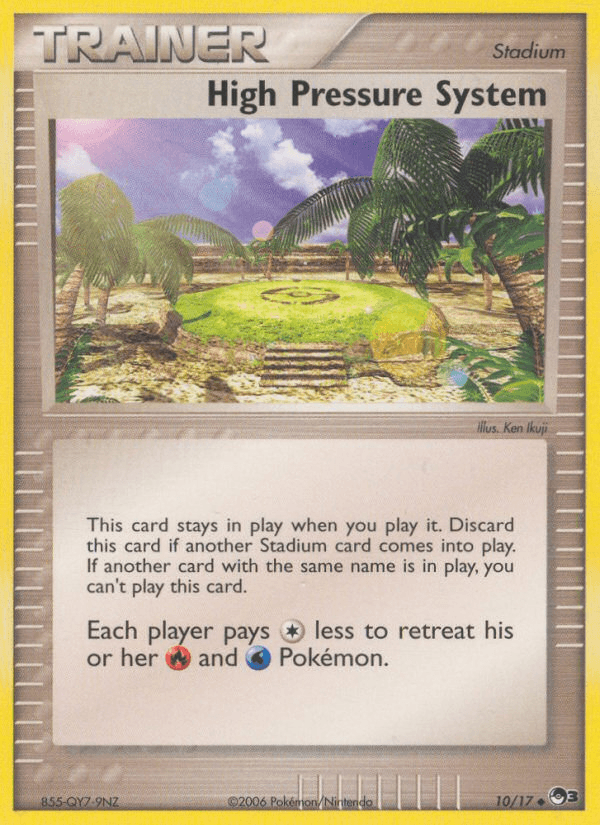 High Pressure System POP Series 3 card