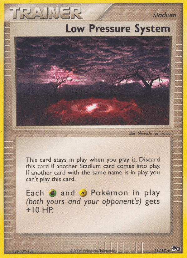 Low Pressure System POP Series 3 card
