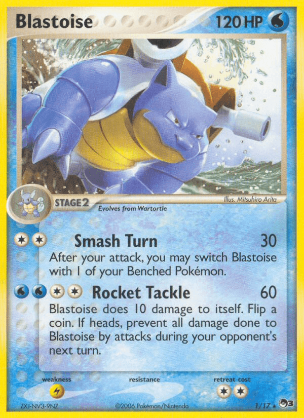 Blastoise POP Series 3 card