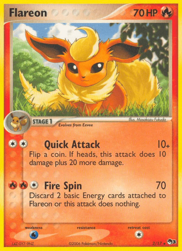 Flareon 宝可梦 card