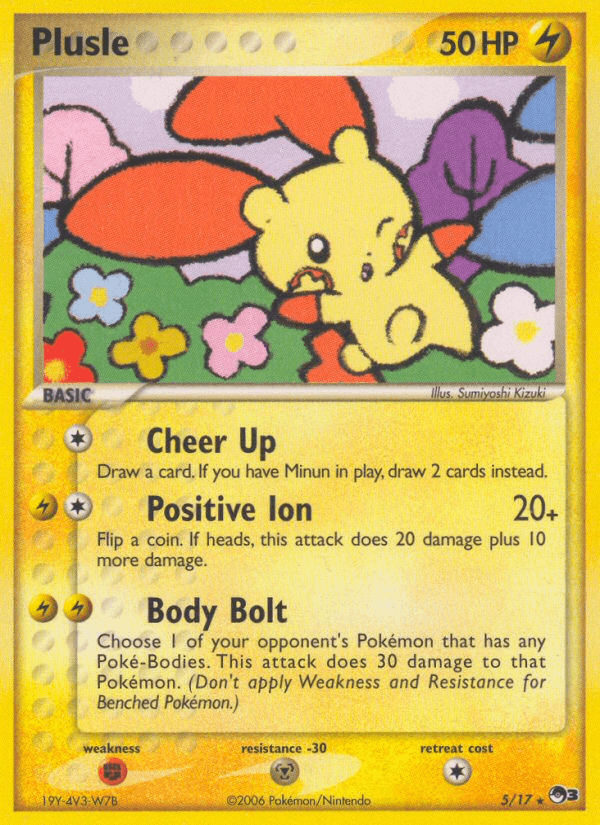 Plusle POP Series 3 card