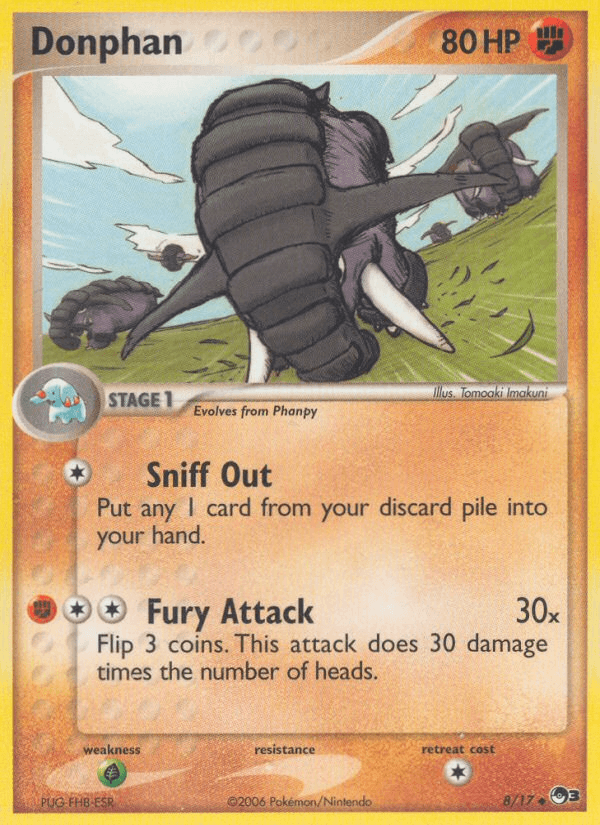 Donphan POP Series 3 card