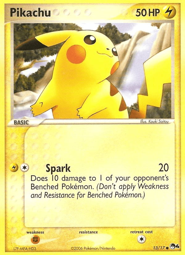 Pikachu POP Series 4 card