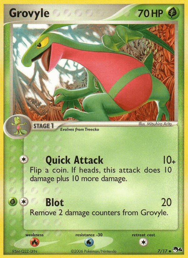 Grovyle POP Series 4 card