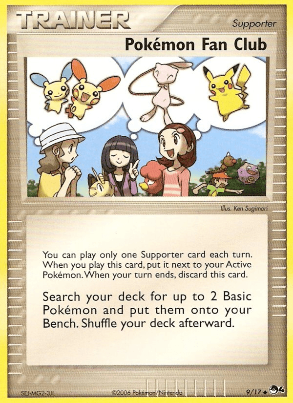 Pokémon Fan Club POP Series 4 card