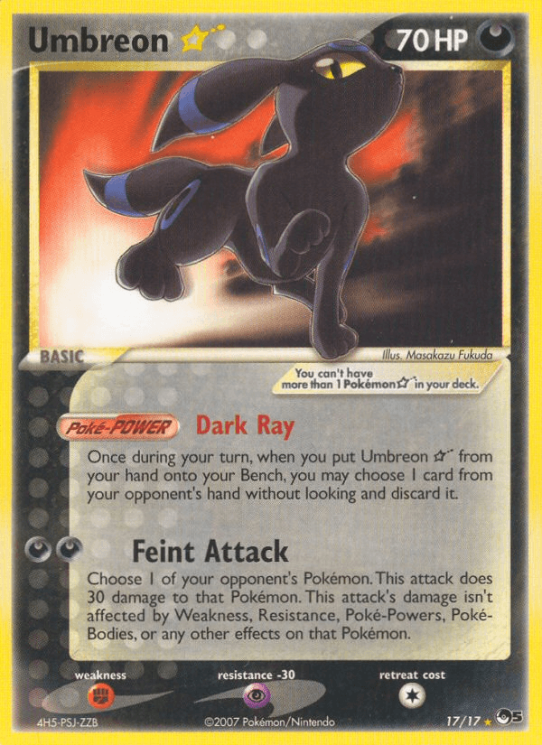 Umbreon ★ card