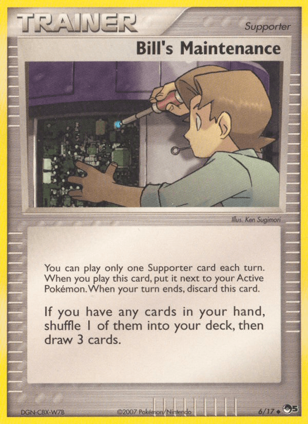Bill's Maintenance POP Series 5 card