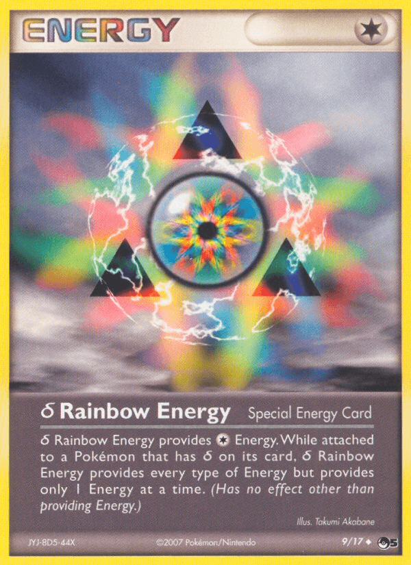 δ Rainbow Energy POP Series 5 card