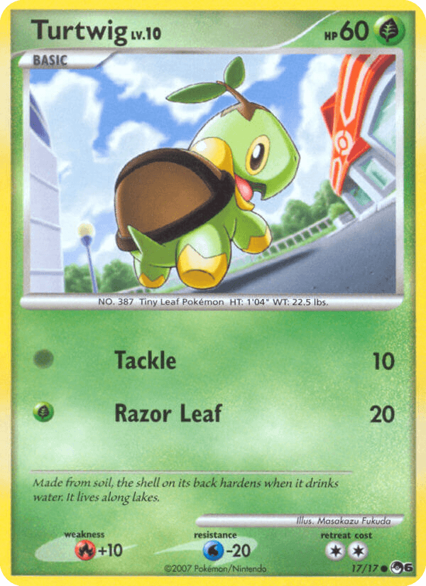 Turtwig POP Series 6 card