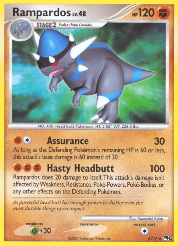 Rampardos POP Series 6 card