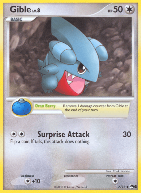 Gible POP Series 6 card