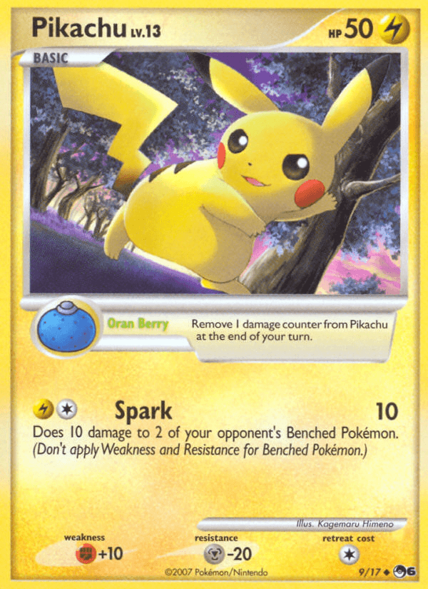 Pikachu POP Series 6 card