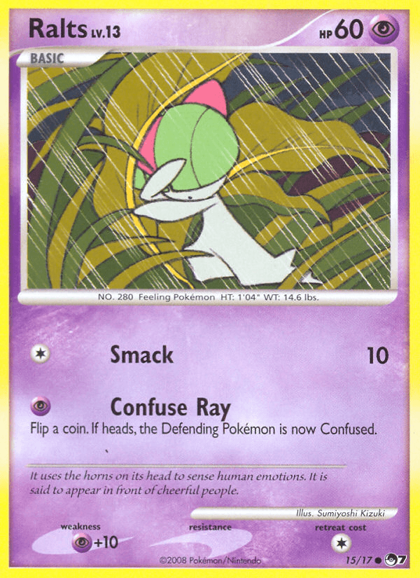 Ralts POP Series 7 card