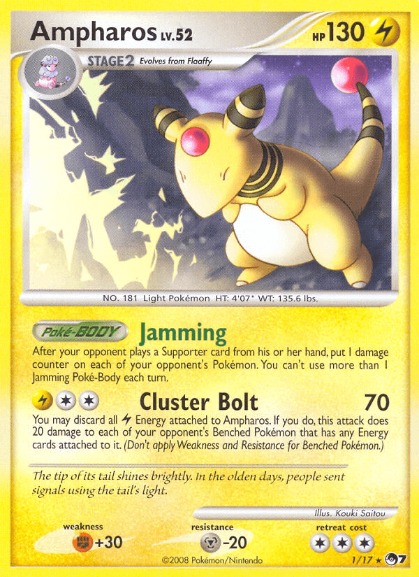 Ampharos POP Series 7 card
