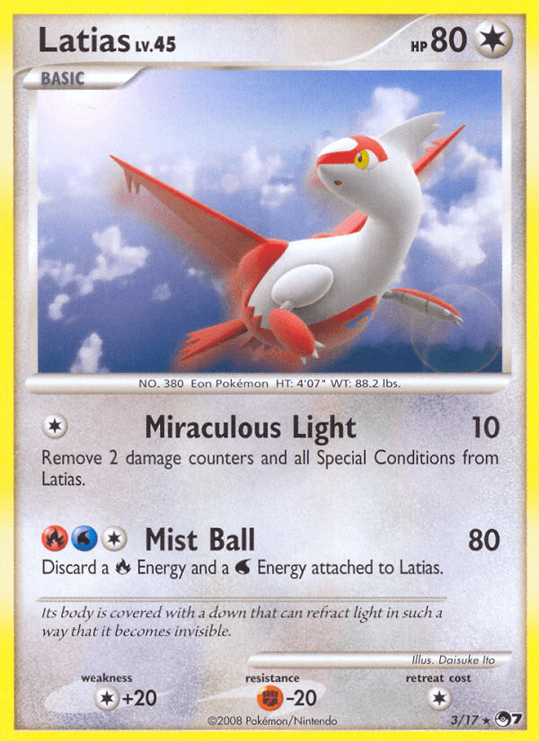 Latias POP Series 7 card