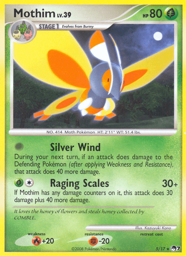 Mothim POP Series 7 card