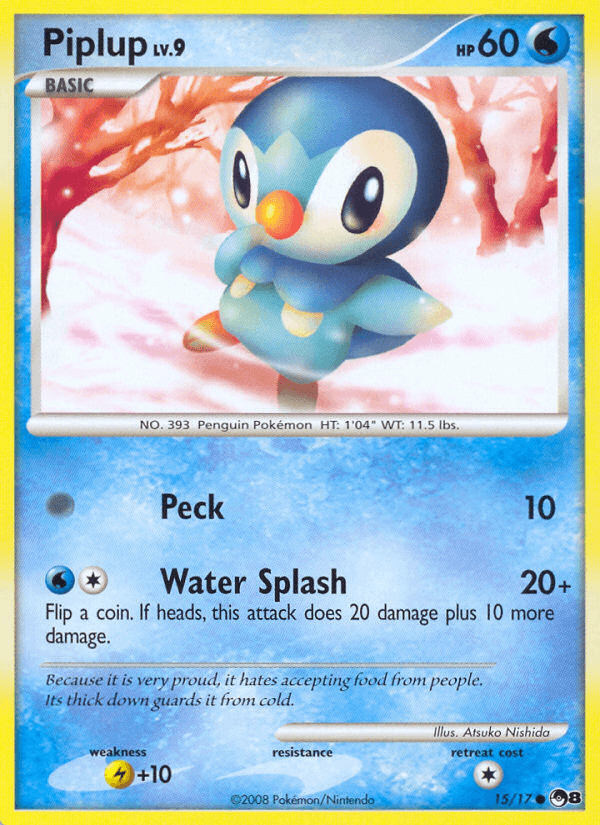 Piplup POP Series 8 card